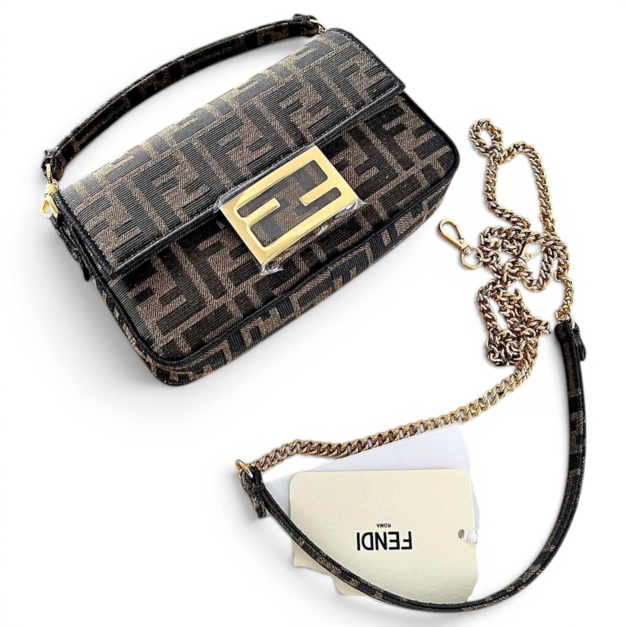 Baguette leather handbag