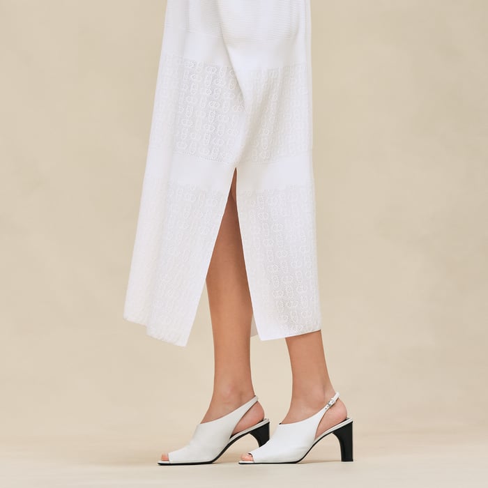Blanc Cassé "Chaine d'Ancre" Long Caftan Dress