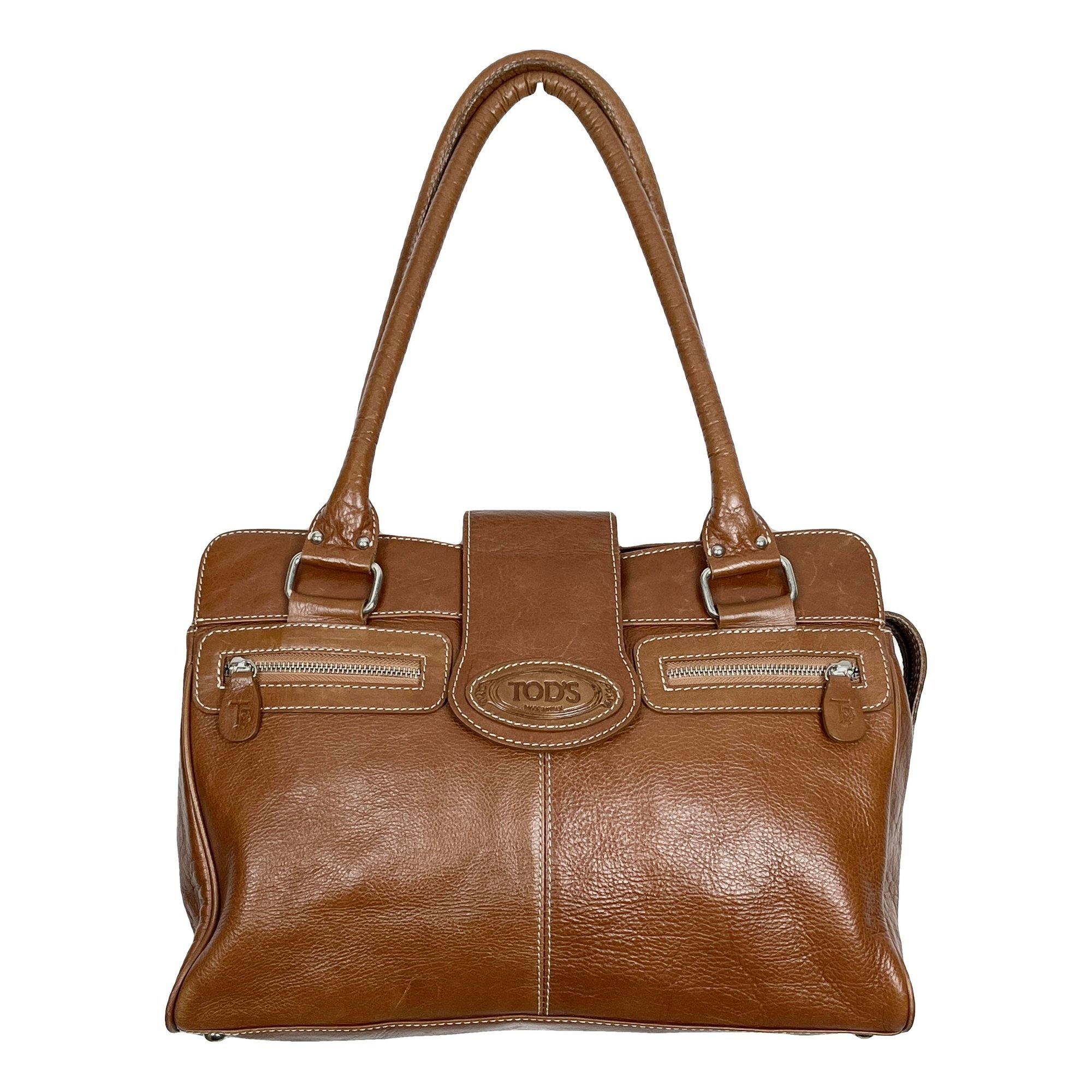 Leather tote