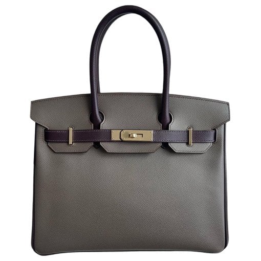 Birkin 30 leather handbag