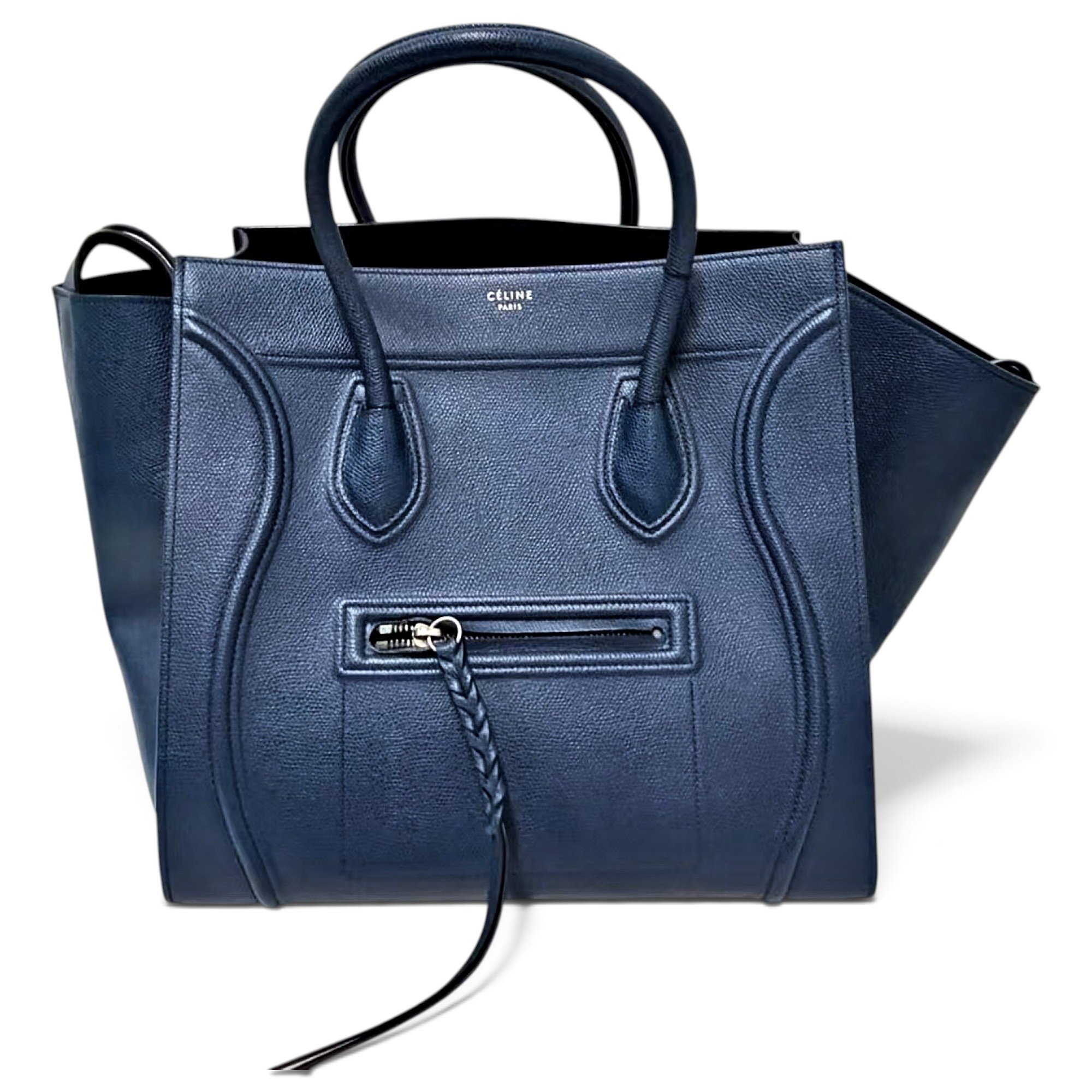 Luggage leather tote