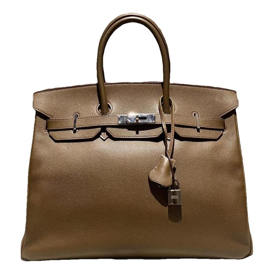 Birkin 35 leather bag