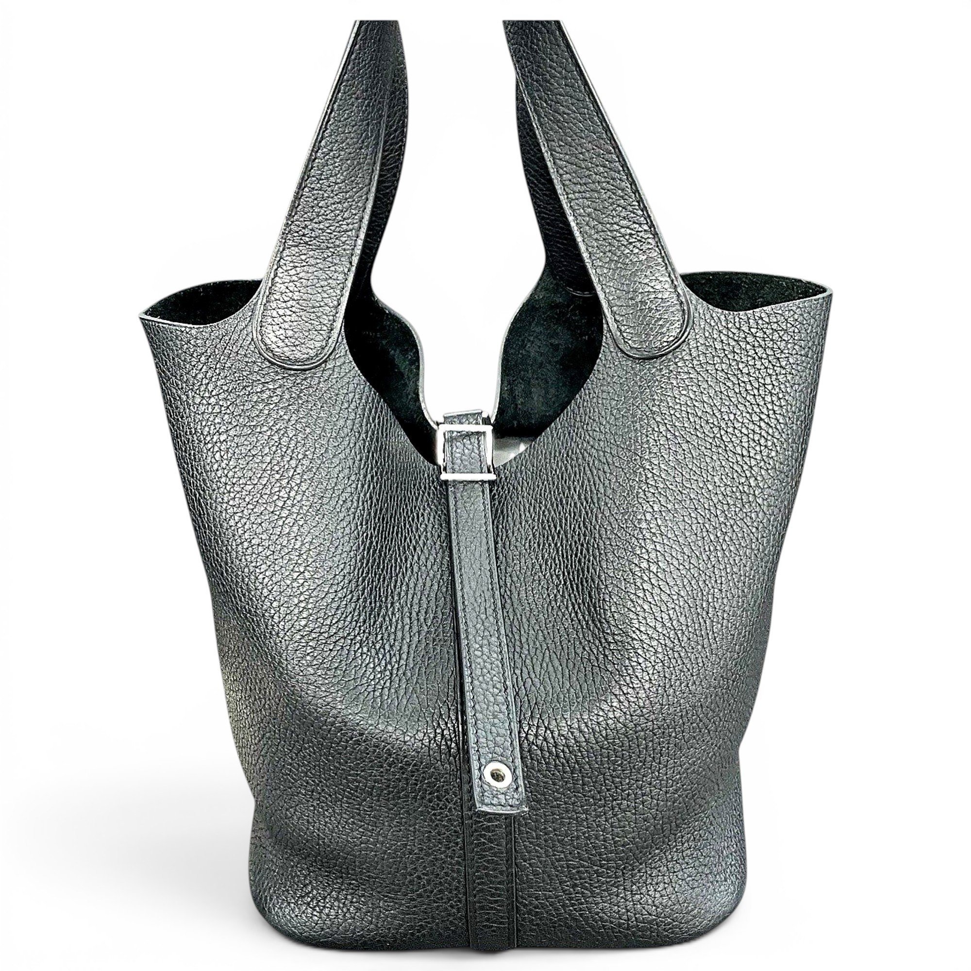 Picotin leather handbag