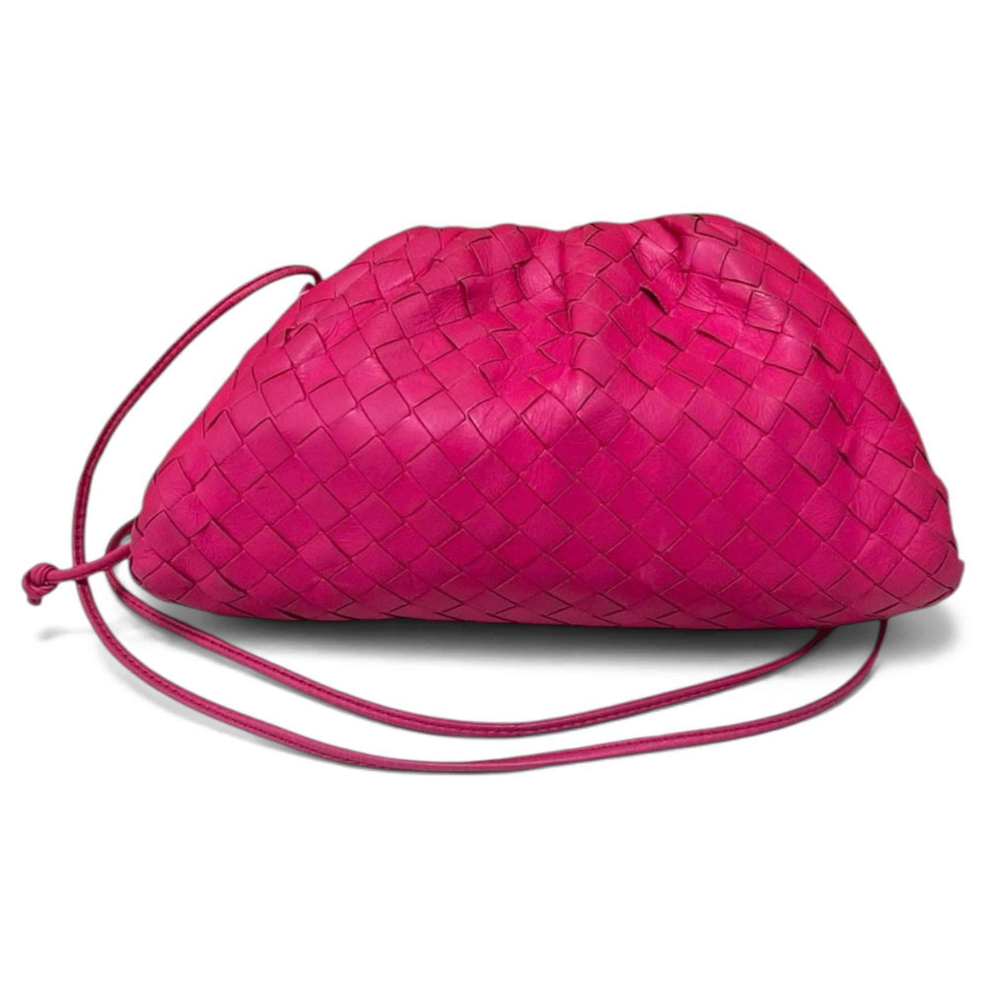 Pouch leather crossbody bag
