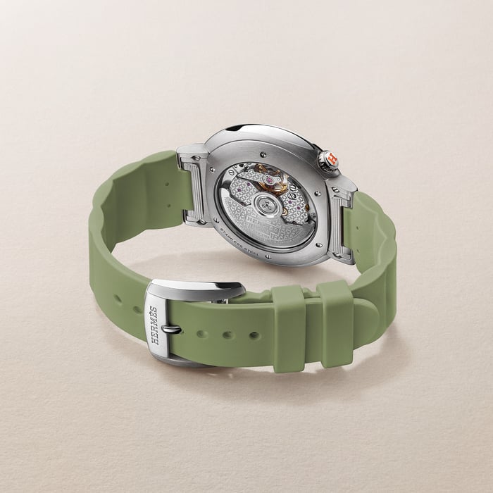 Sans Coloris Hermès Cut Watch, Large Model, 36 MM