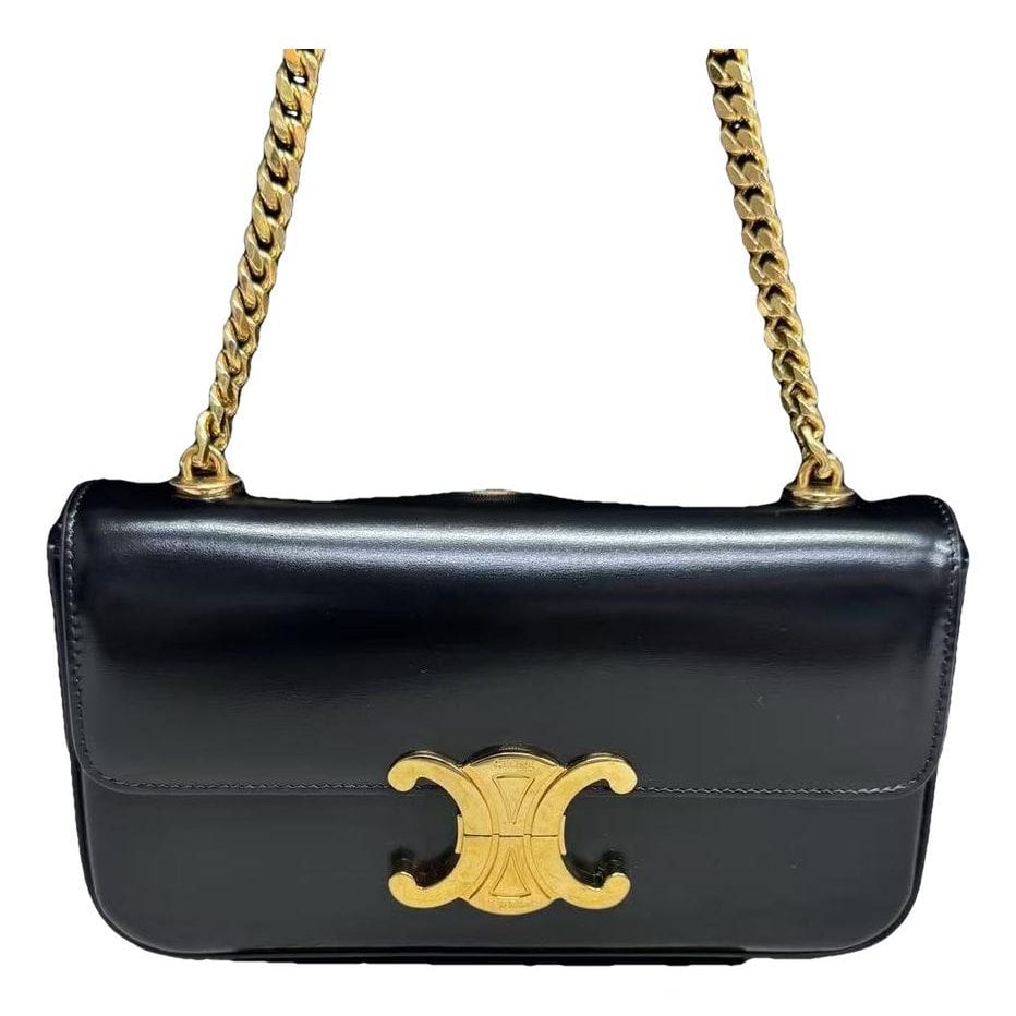 Triomphe leather handbag