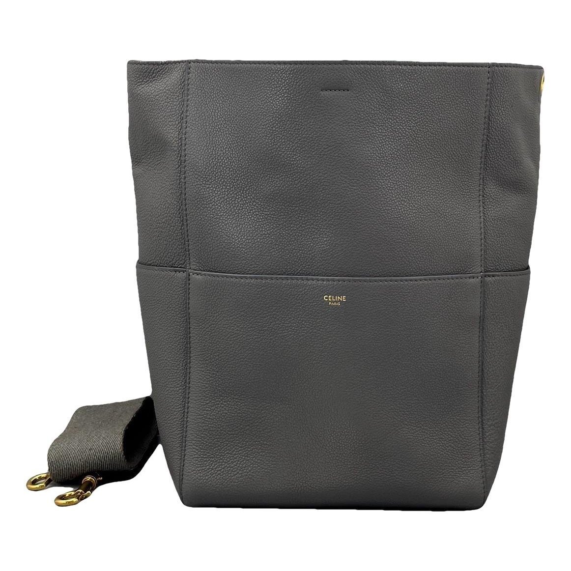 Seau Sangle leather handbag