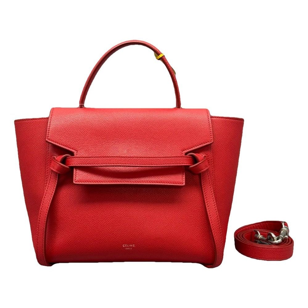 Belt leather handbag