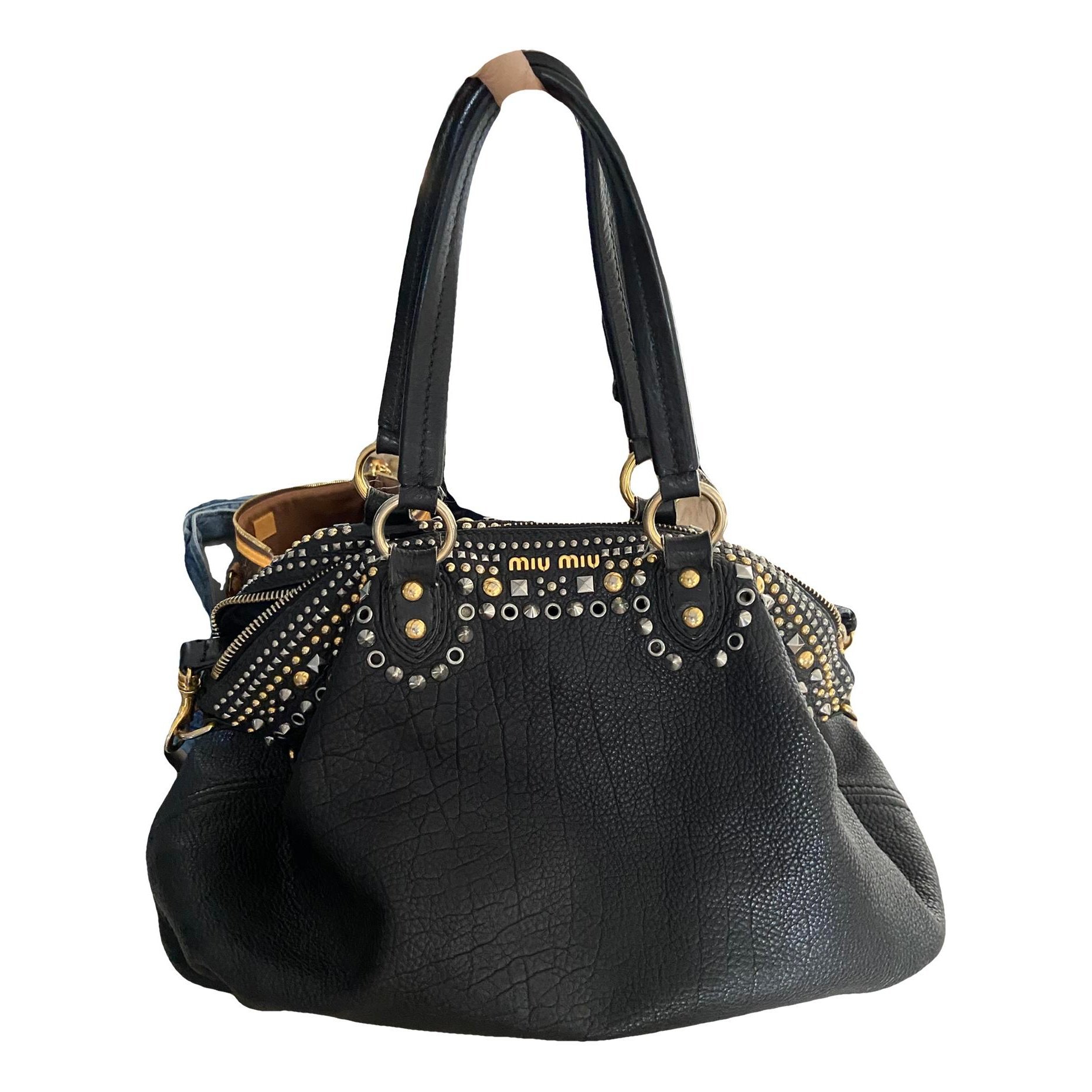 Leather tote
