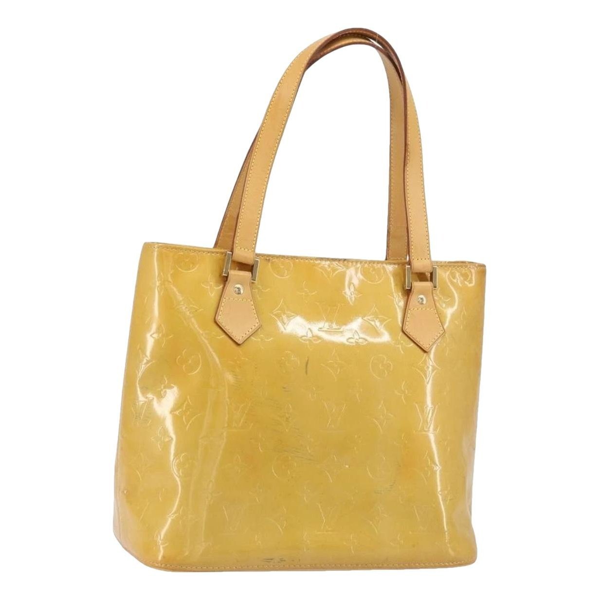 Patent leather handbag