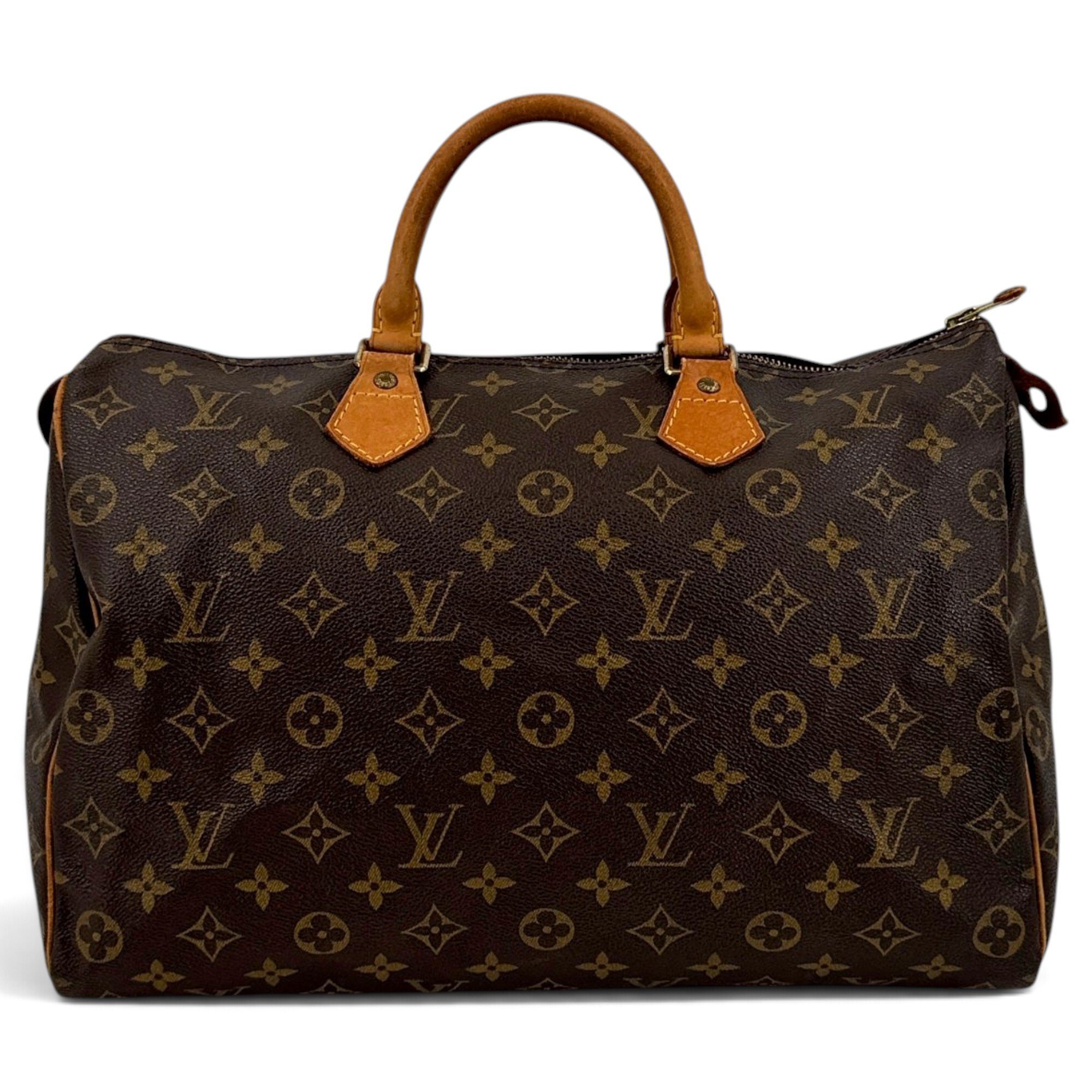 Speedy leather bowling bag