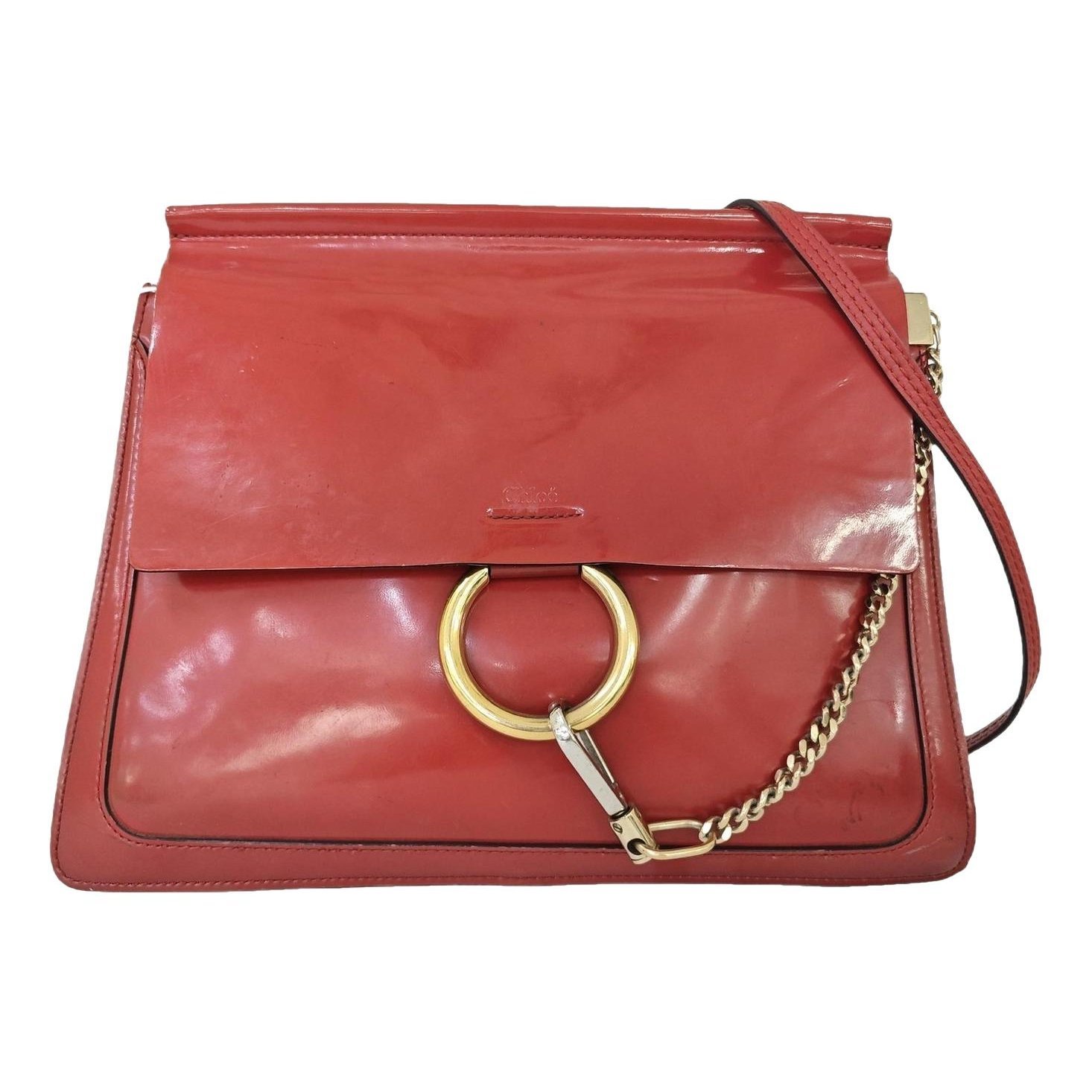 Faye patent leather handbag