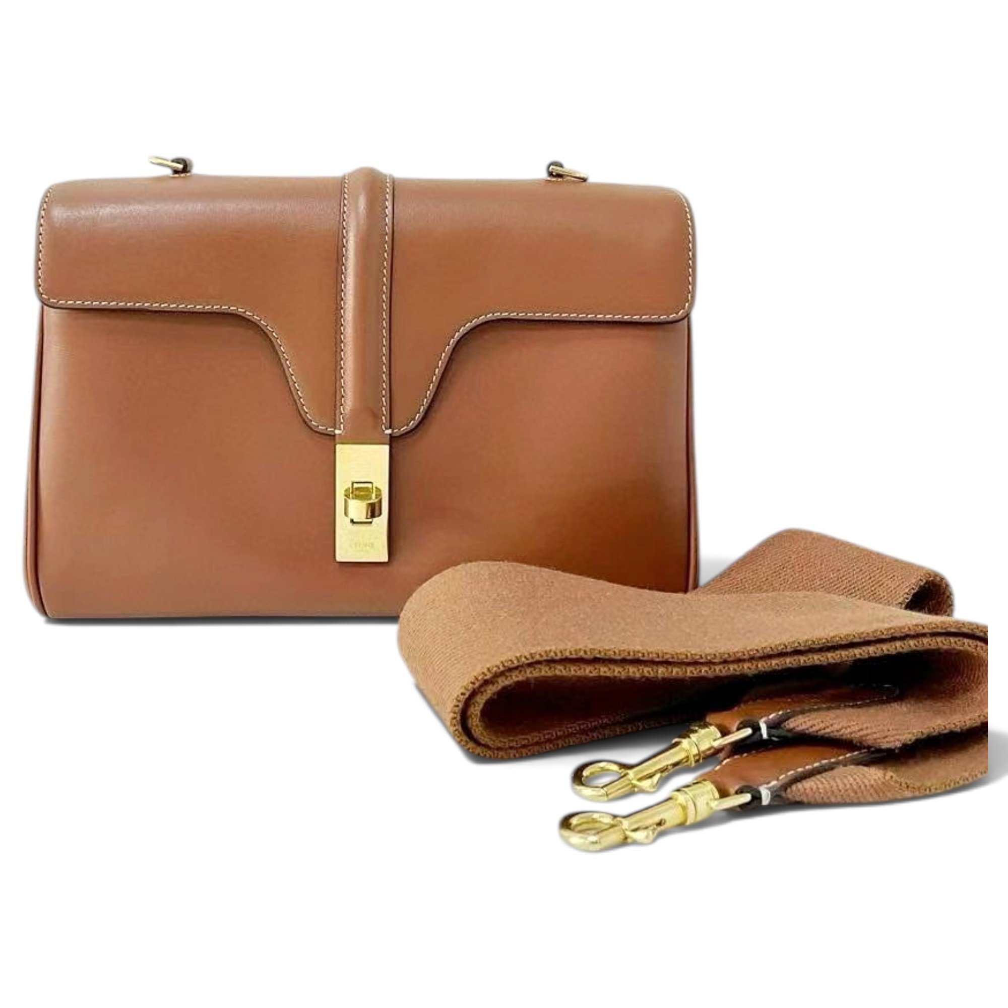 Sac 16 leather crossbody bag