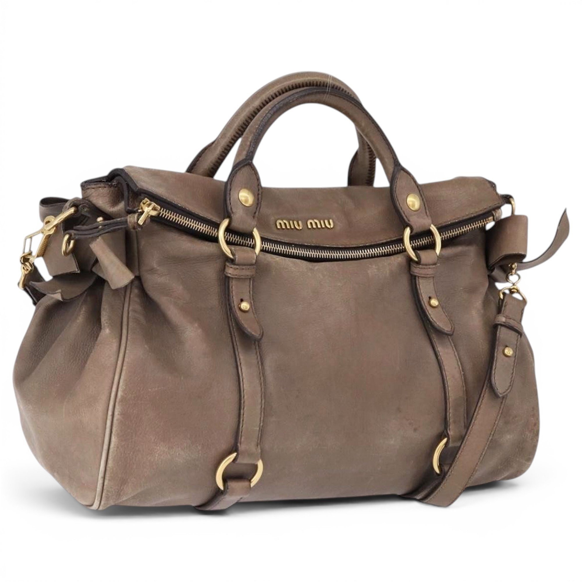 Leather handbag