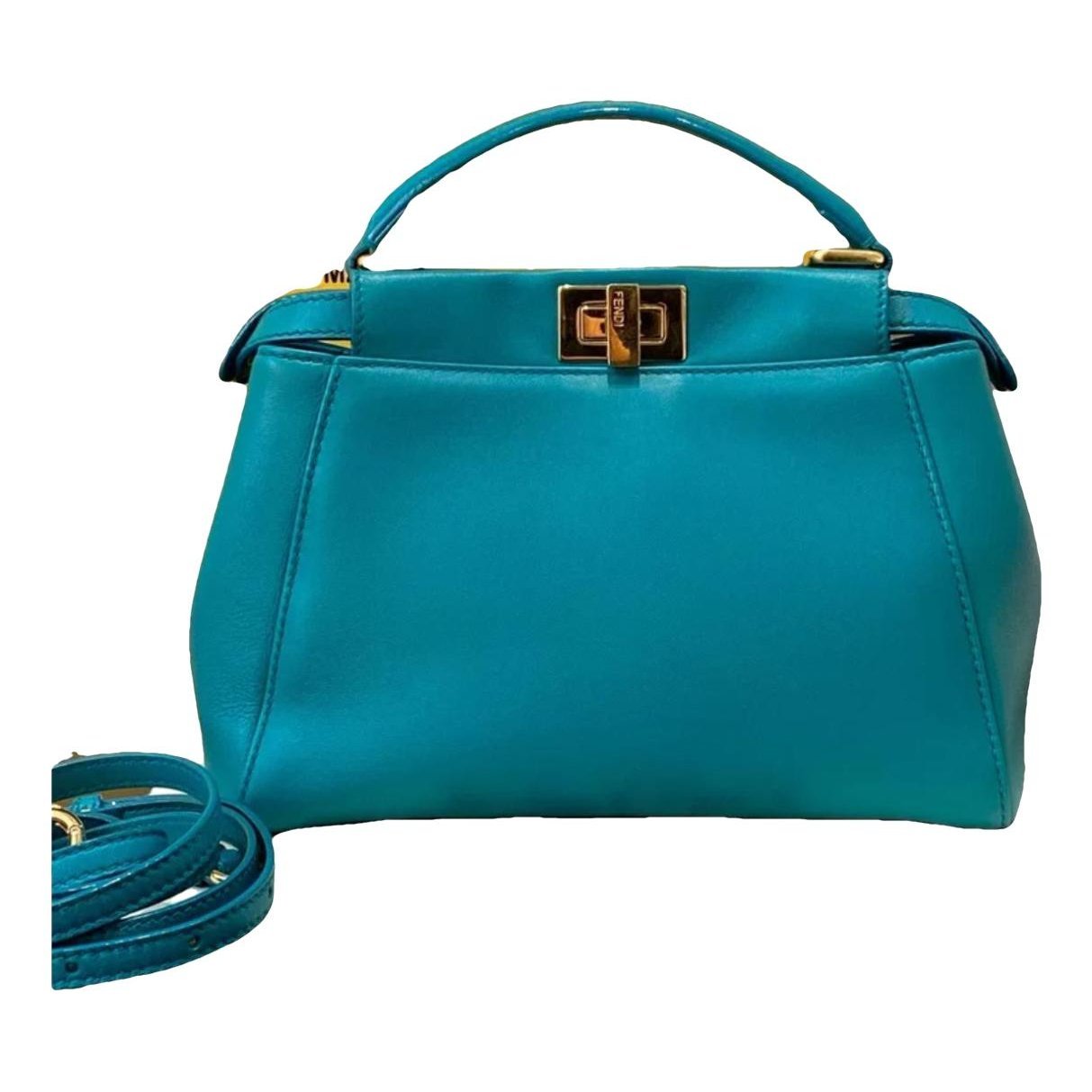 Peekaboo leather handbag