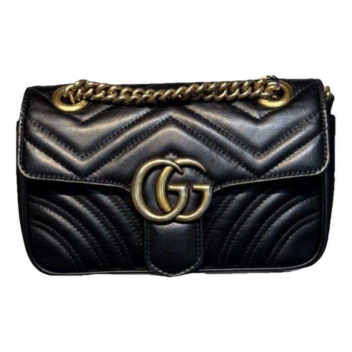GG Marmont Flap leather handbag