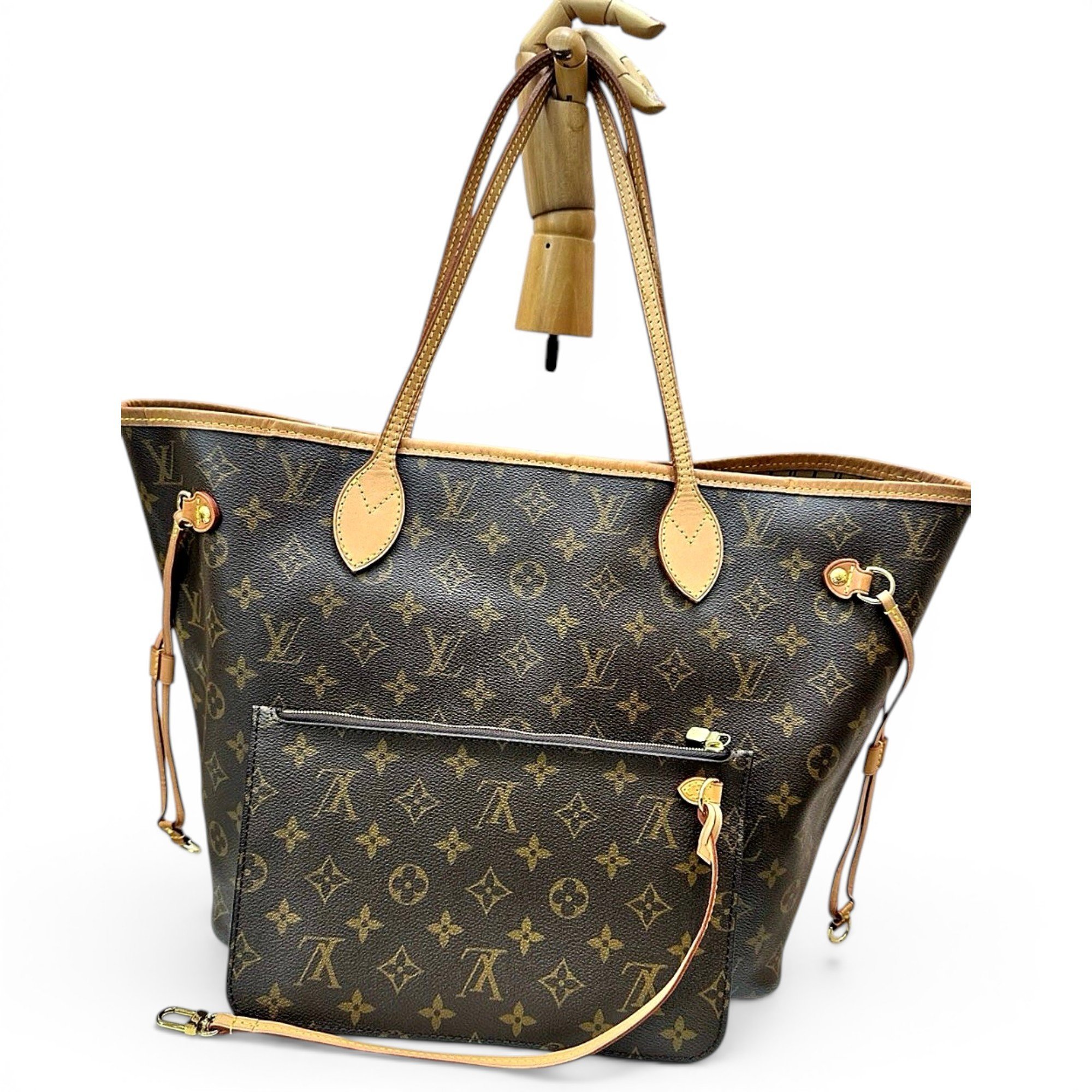 Neverfull leather handbag