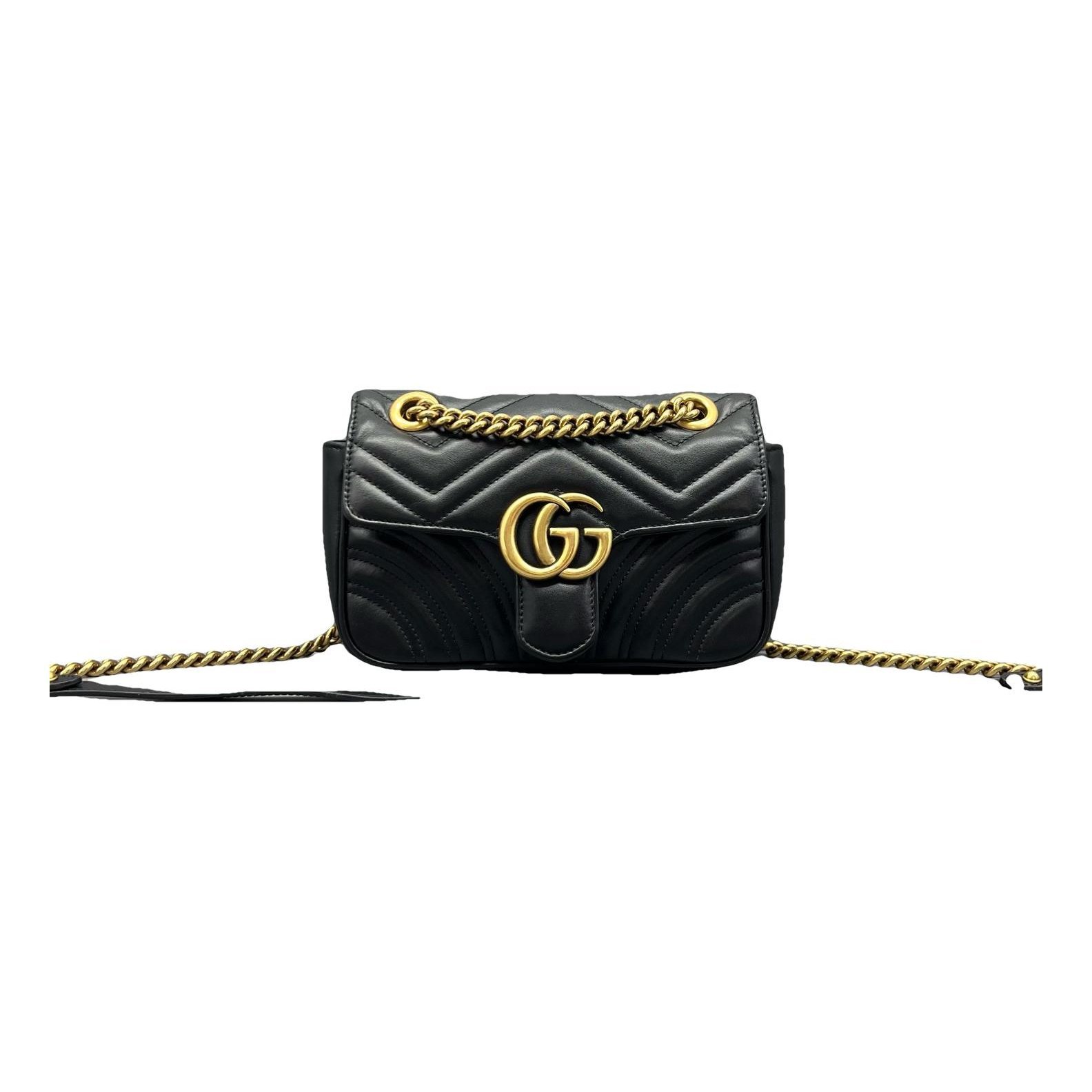 GG Marmont Flap leather handbag