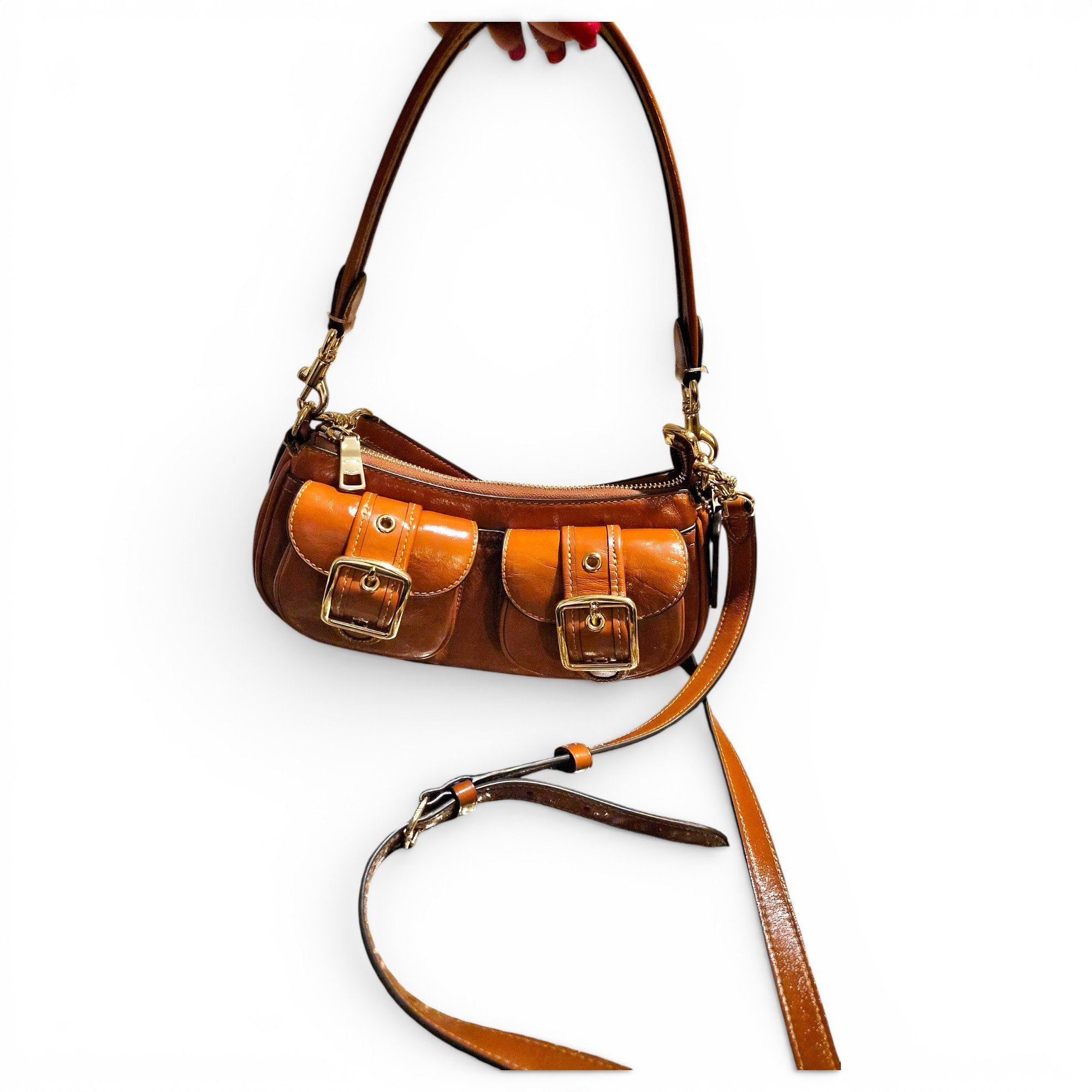 Leather crossbody bag