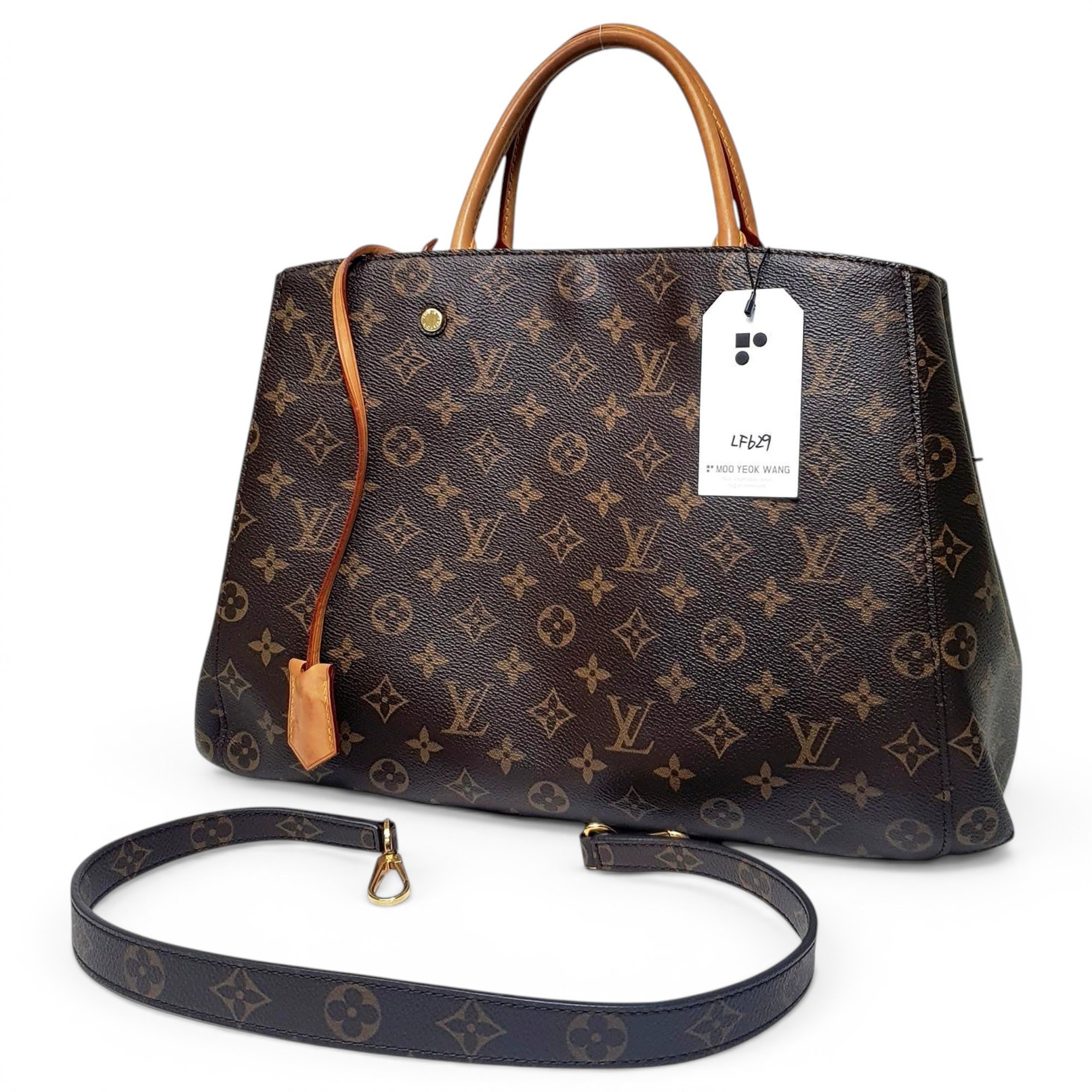 Leather handbag
