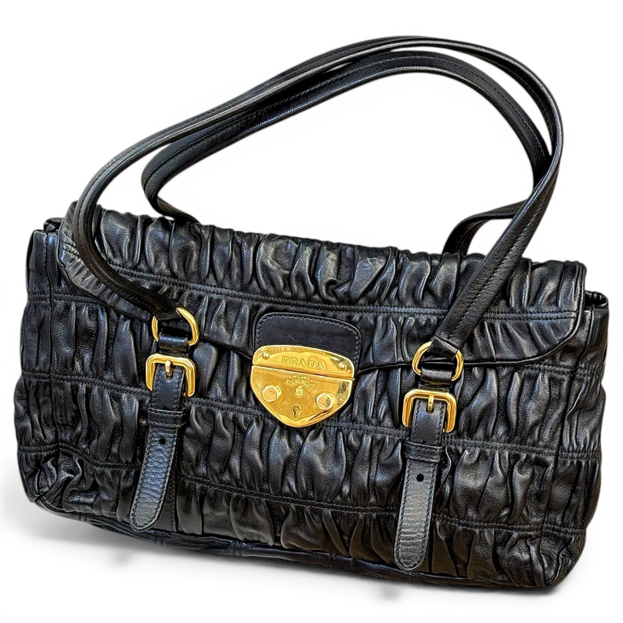 Leather handbag