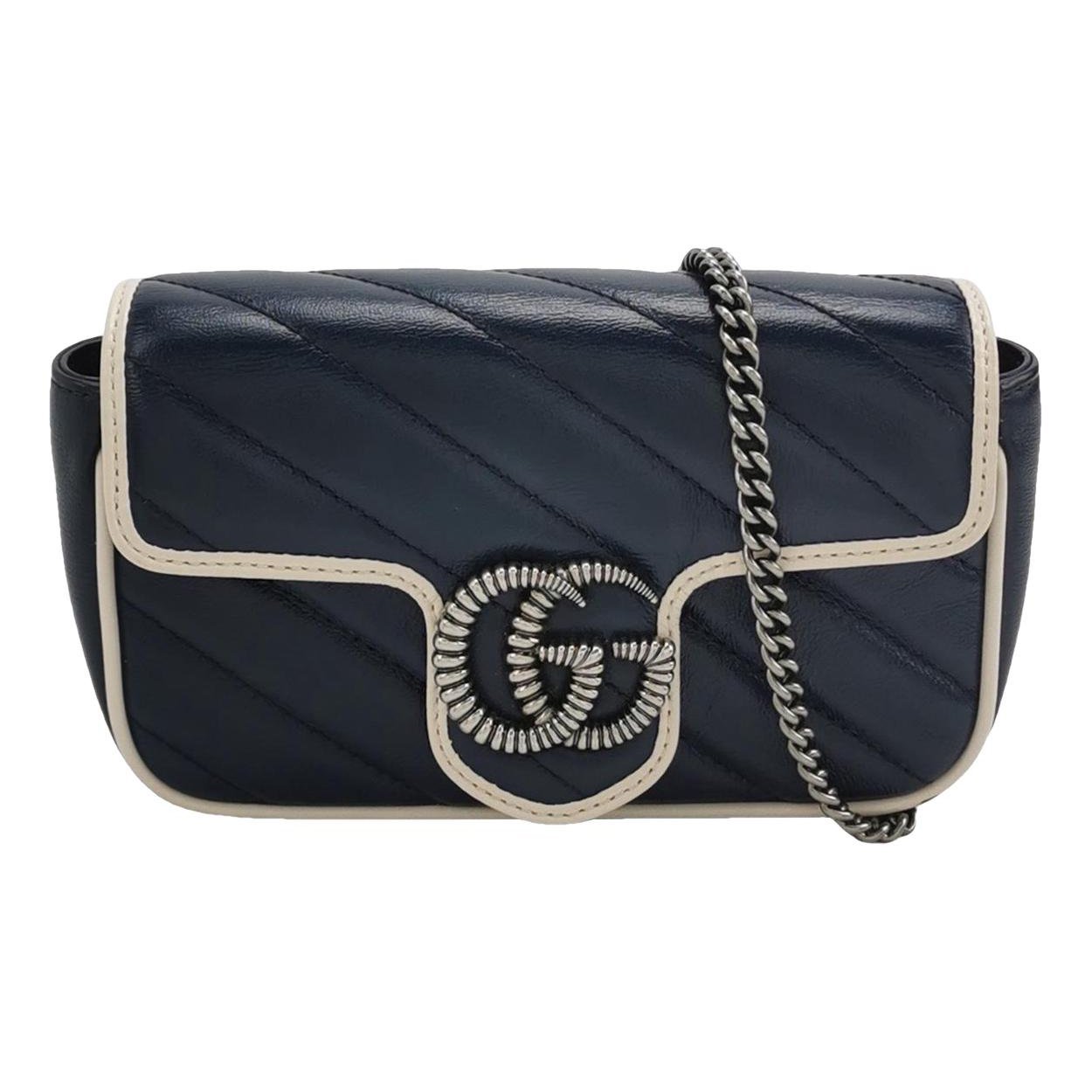 GG Marmont Flap leather handbag