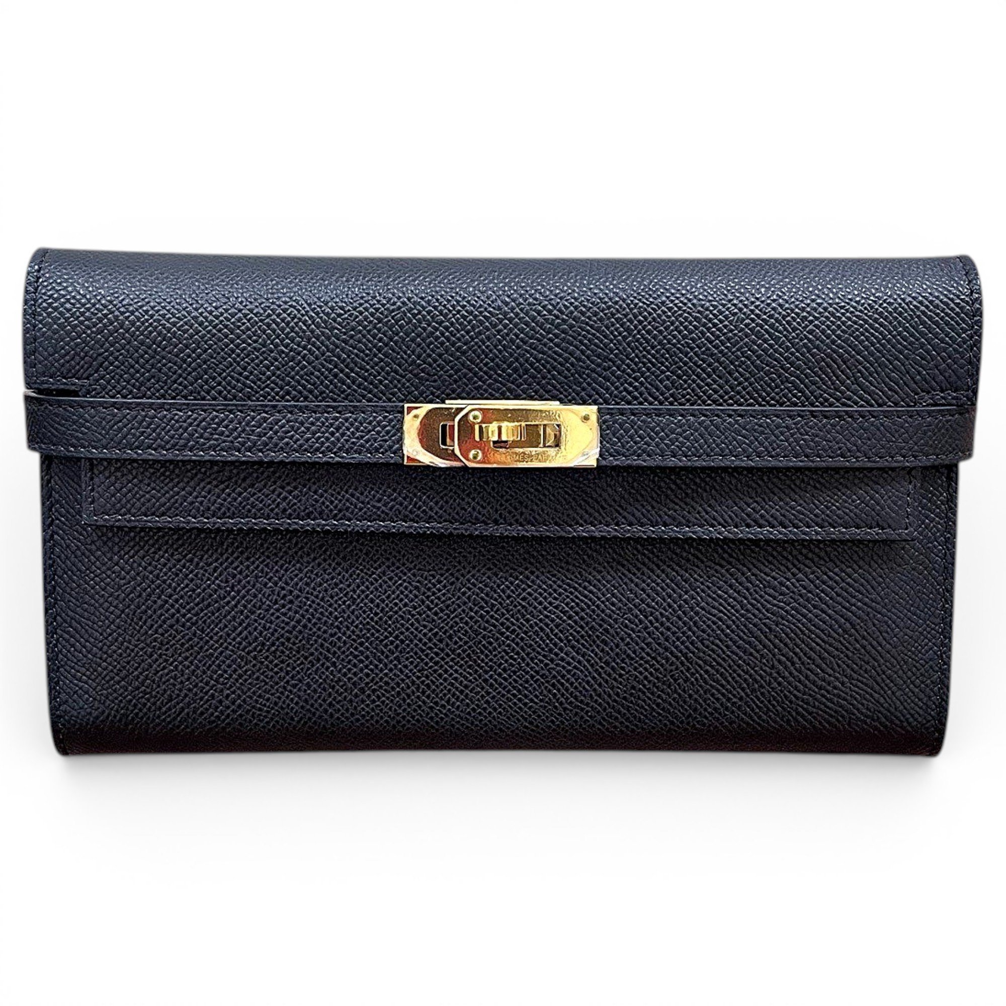 Hermes Kelly Handbag Black 4377