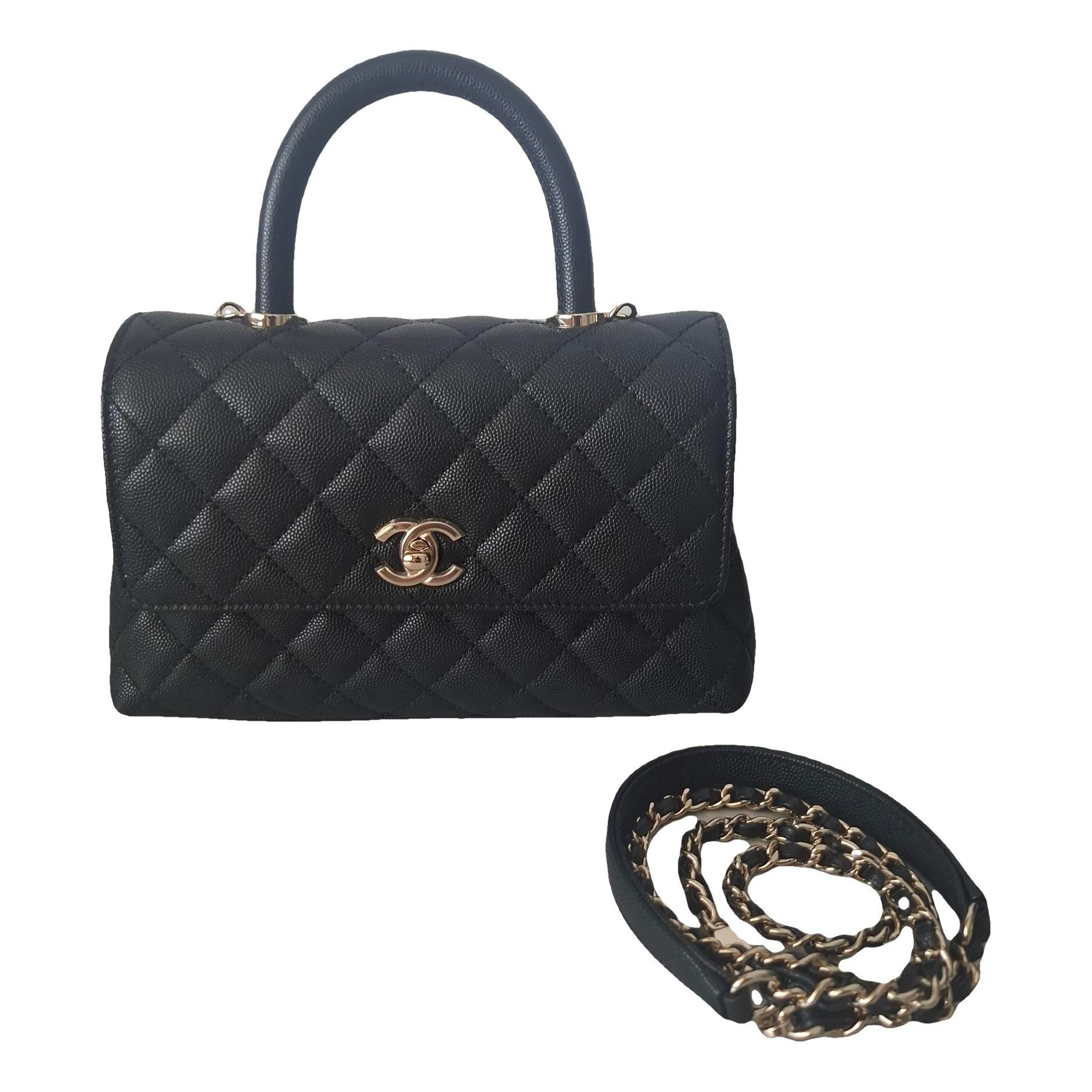 Coco Handle leather handbag