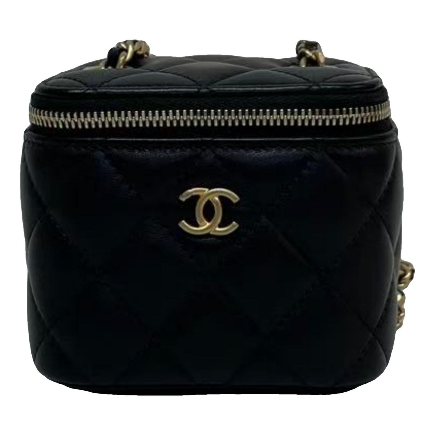 Trendy CC Vanity leather handbag
