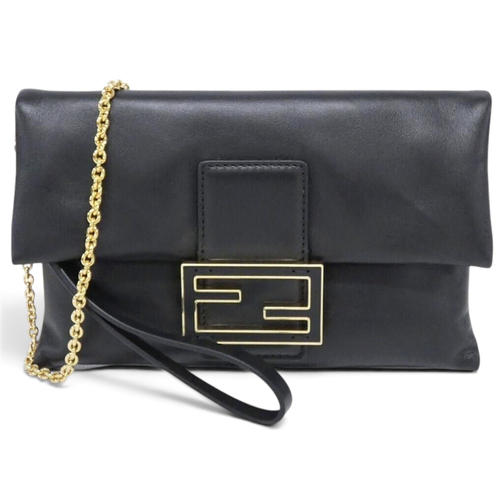 Baguette leather handbag