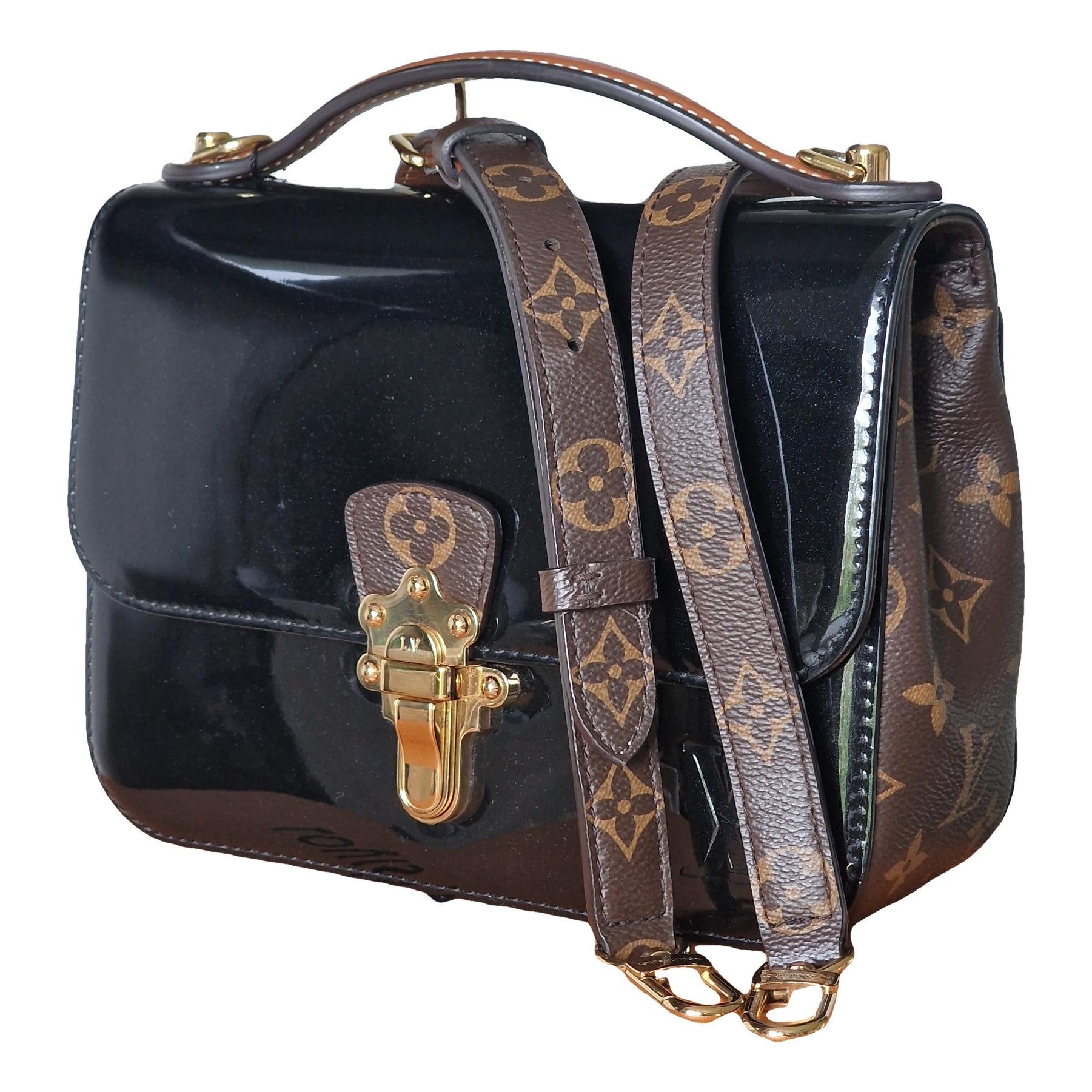 Cherrywood leather crossbody bag