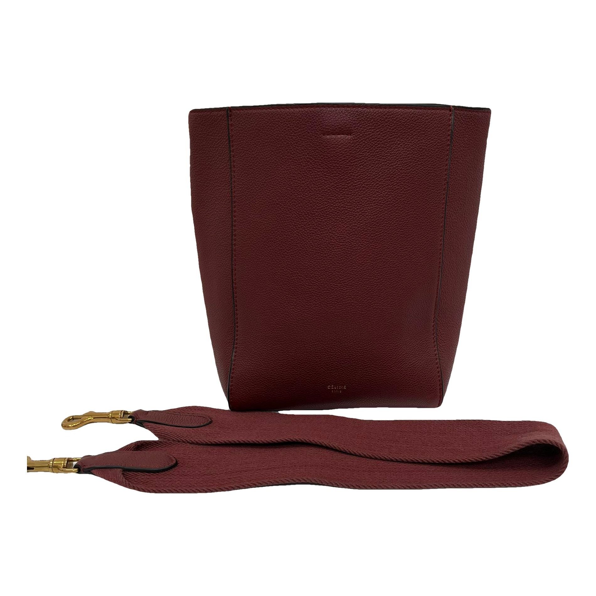 Seau Sangle leather handbag