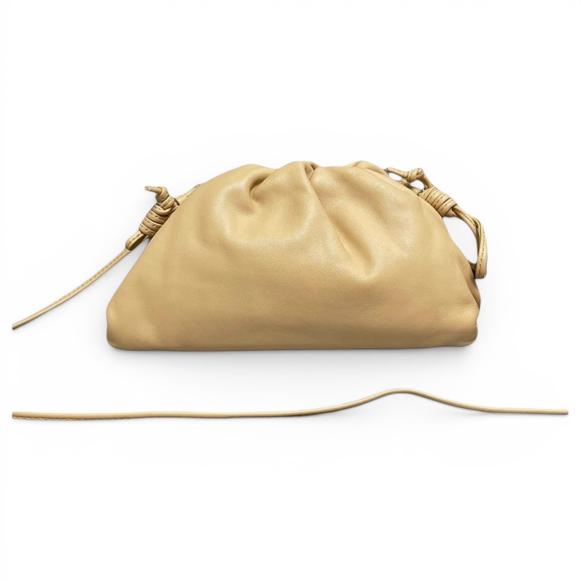 Pouch leather handbag