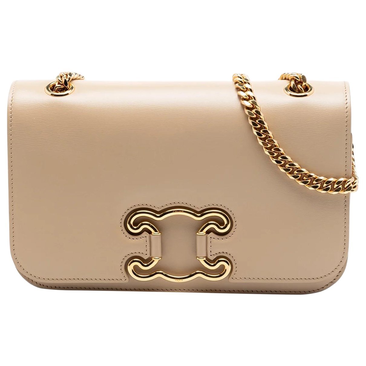 Frame leather crossbody bag