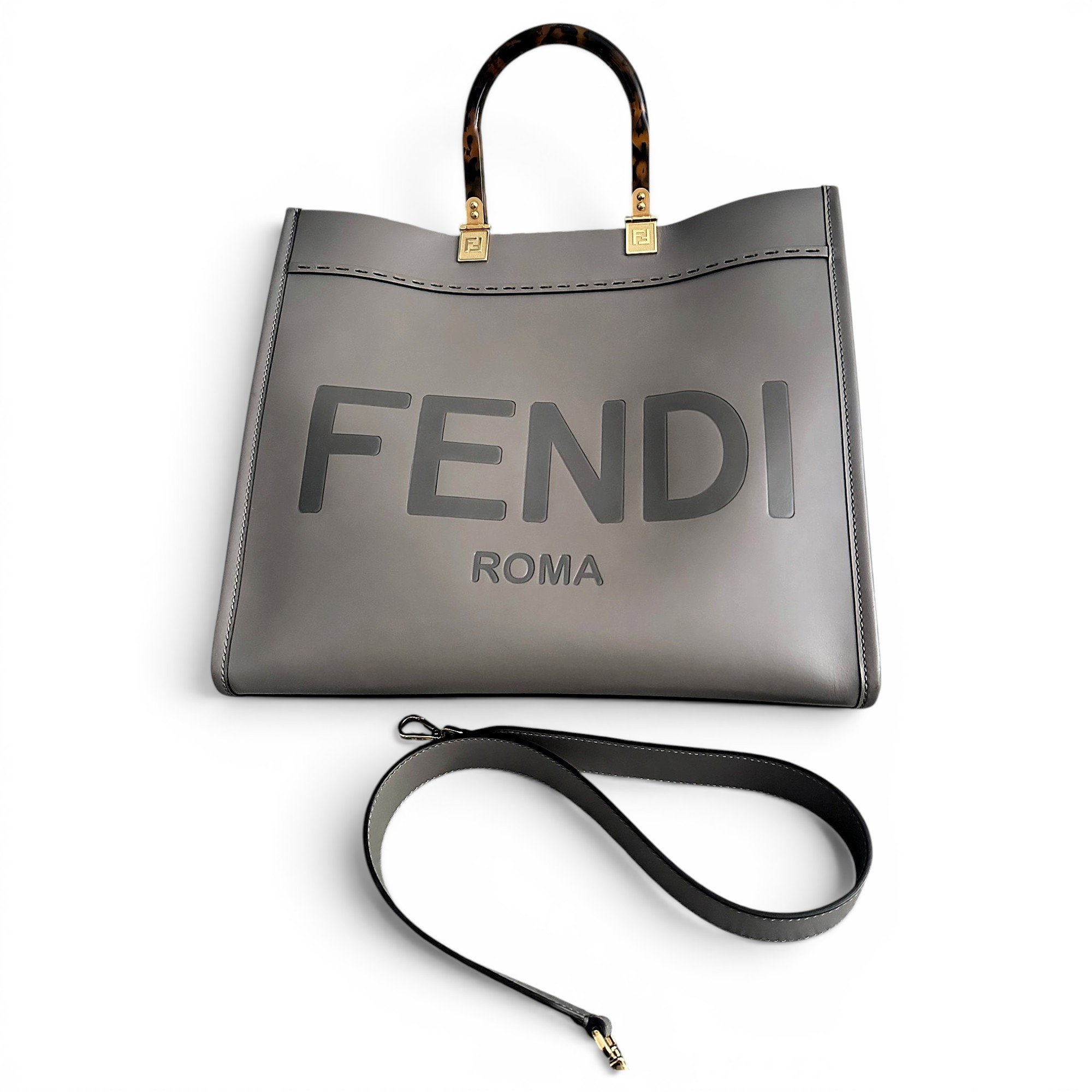 Sunshine leather tote