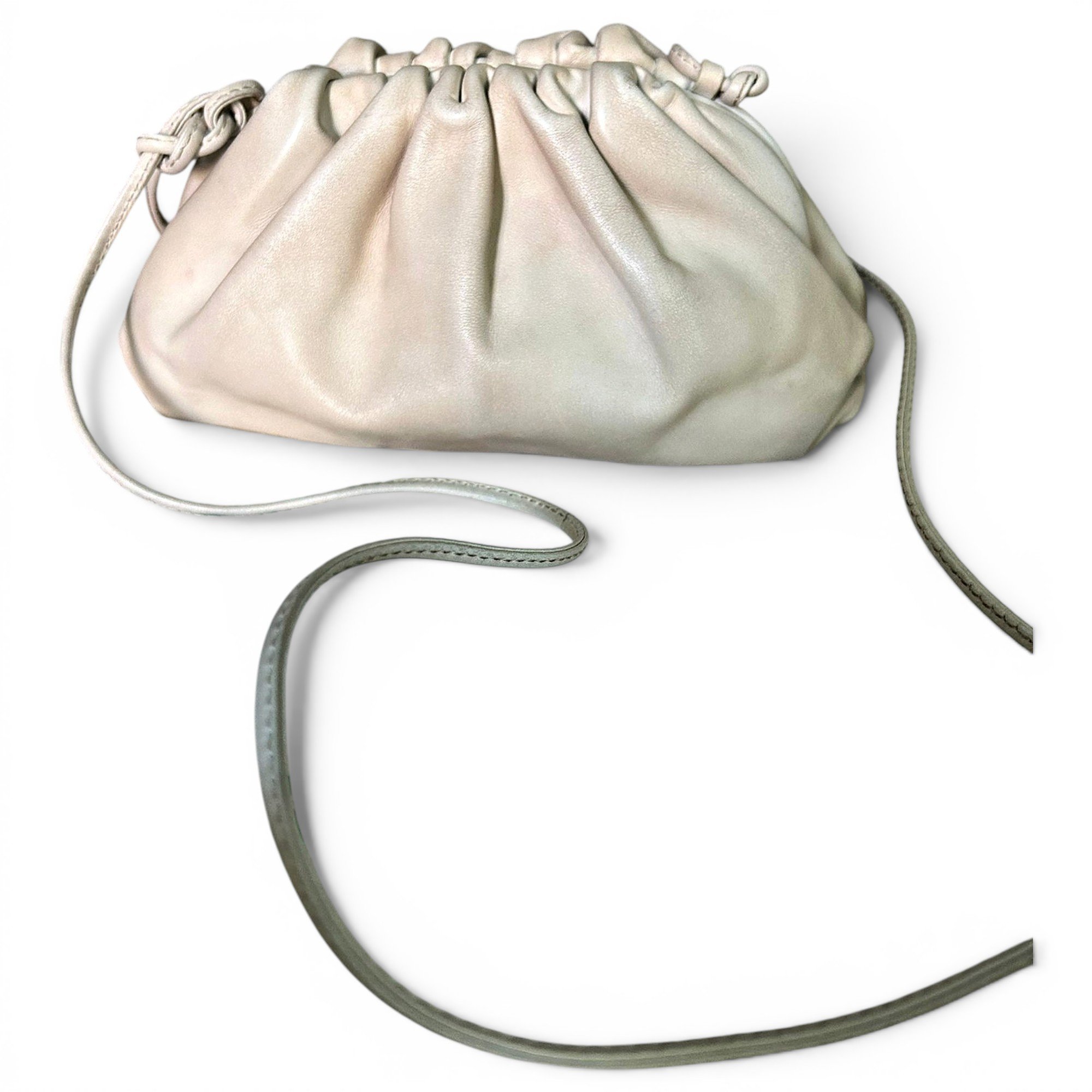 Pouch leather handbag