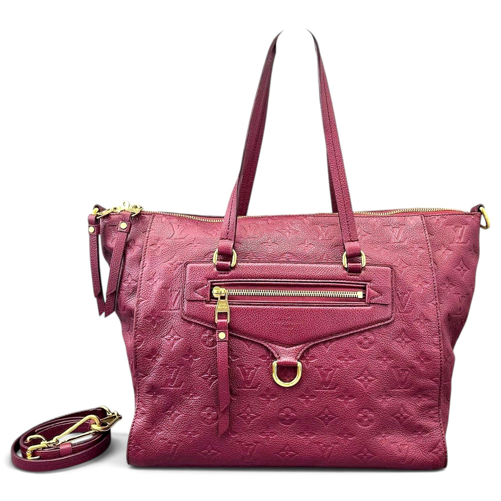 Leather tote