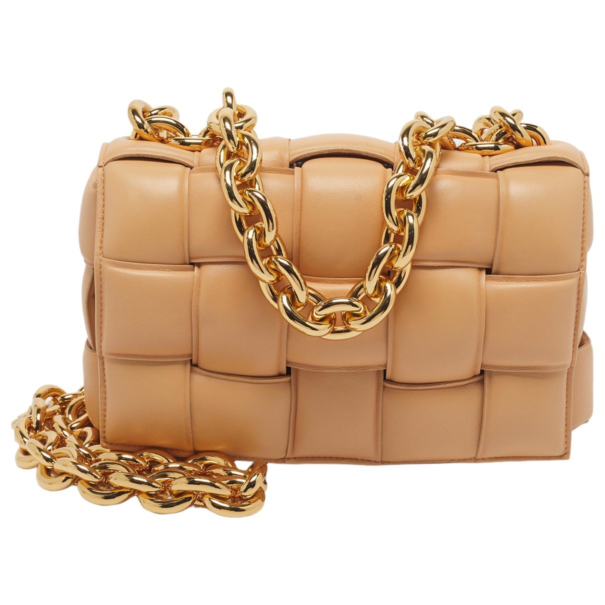 Cassette leather handbag