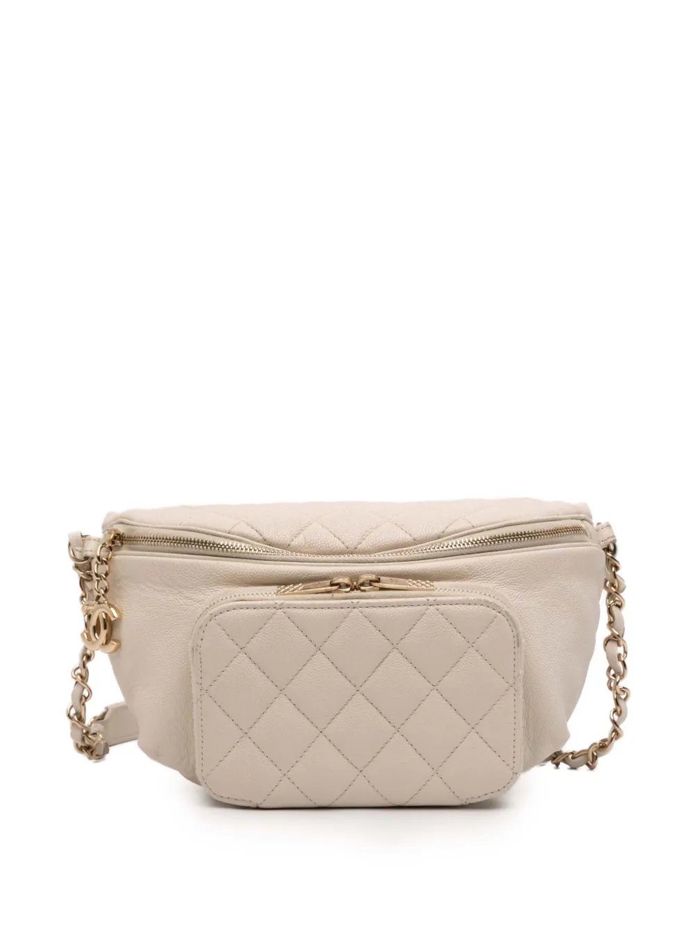 2019 Quilted Caviar Business Affinity belt bag