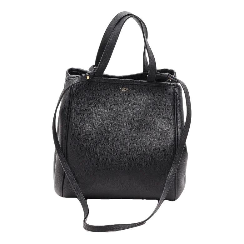 Cabas leather tote