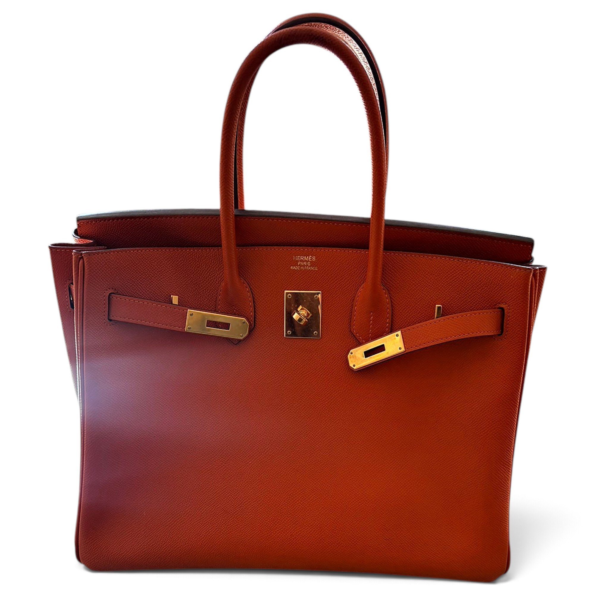 Birkin 35 leather handbag