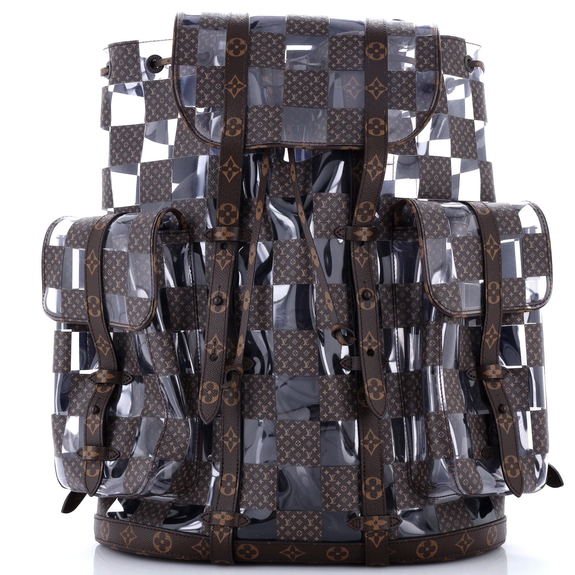 Christopher Backpack Limited Edition Monogram Chess Canvas and PVC GM