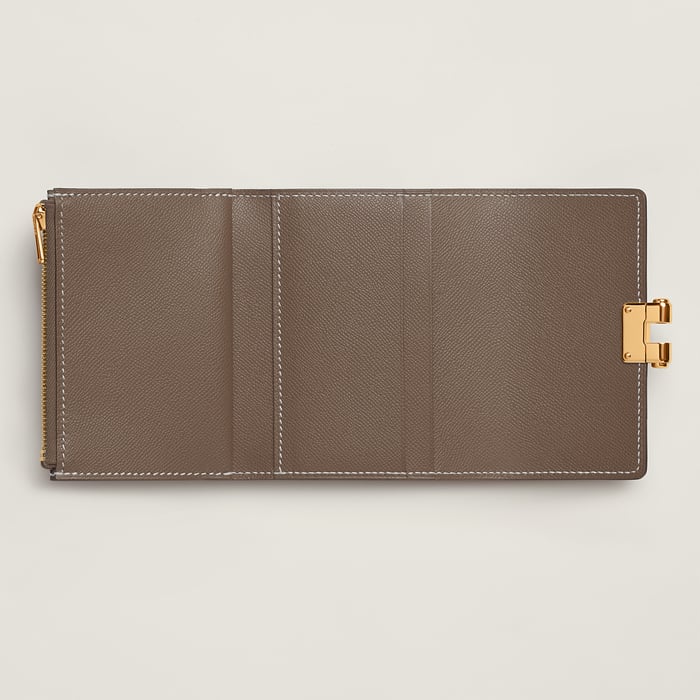 Étoupe Charniere Compact Wallet