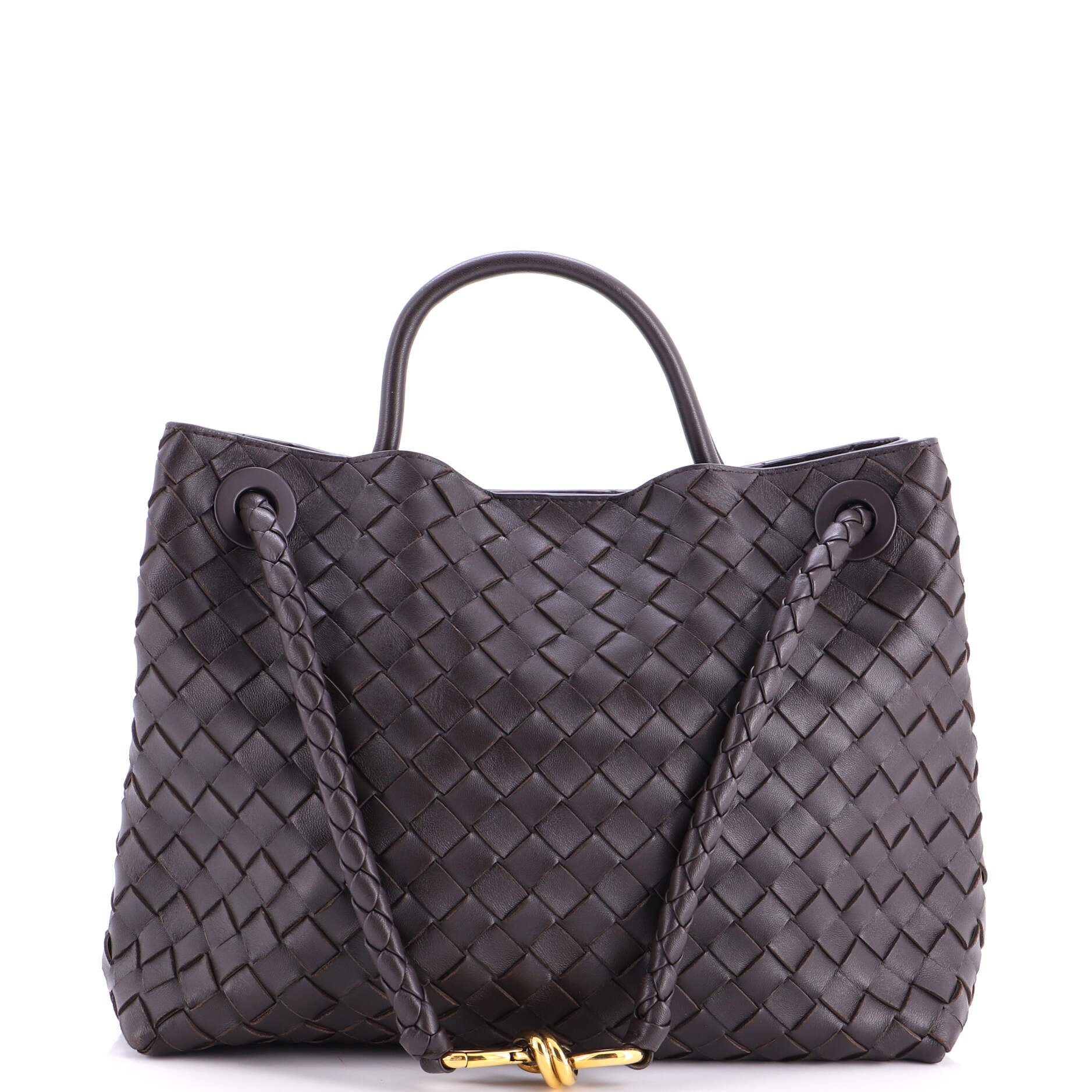 Andiamo Top Handle Bag Intrecciato Nappa Medium