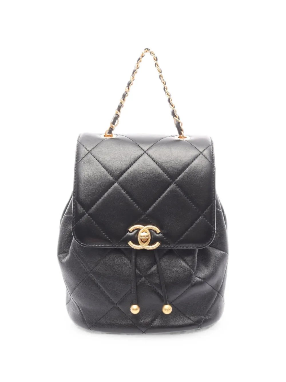 2021 19 diamond-quilted backpack