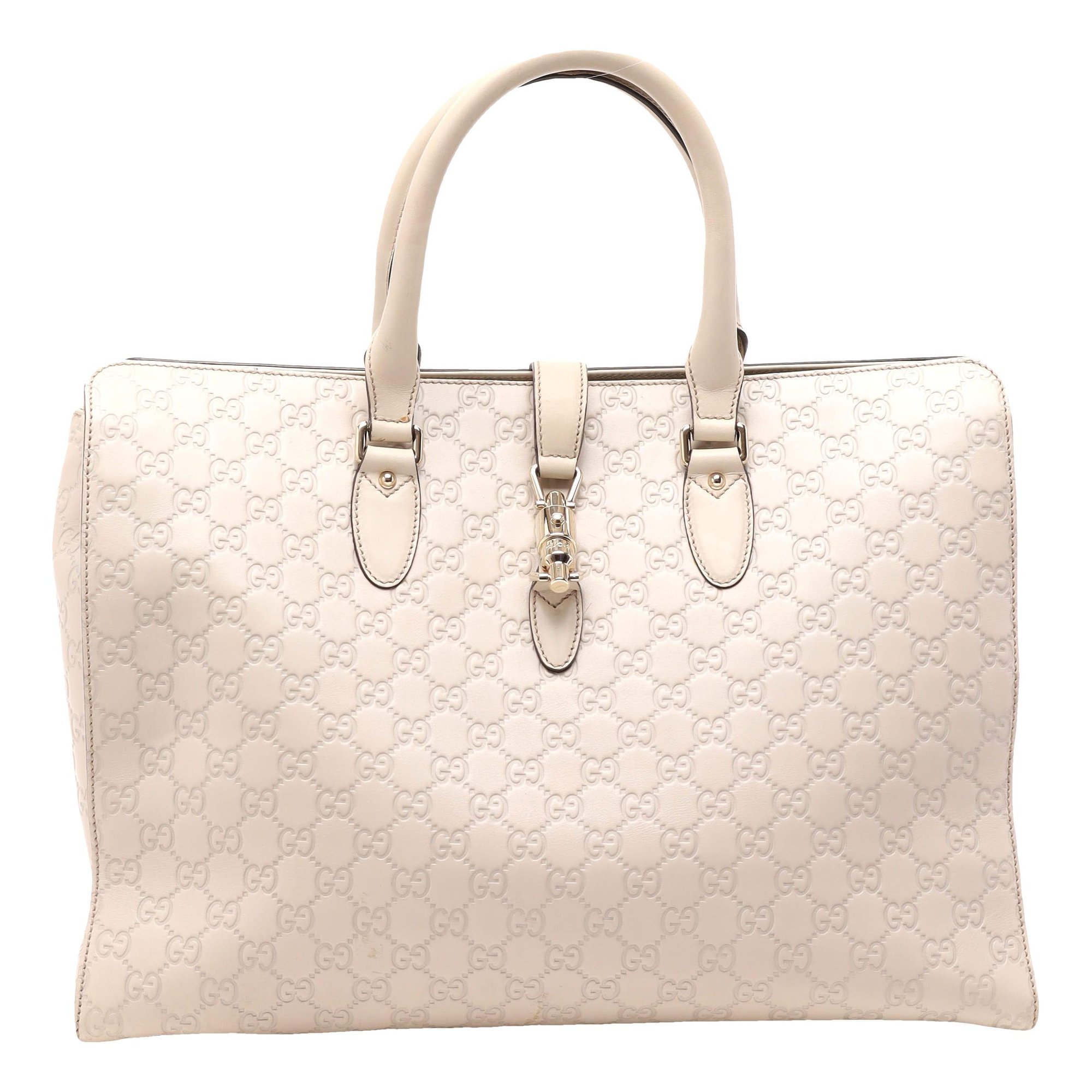 Leather tote