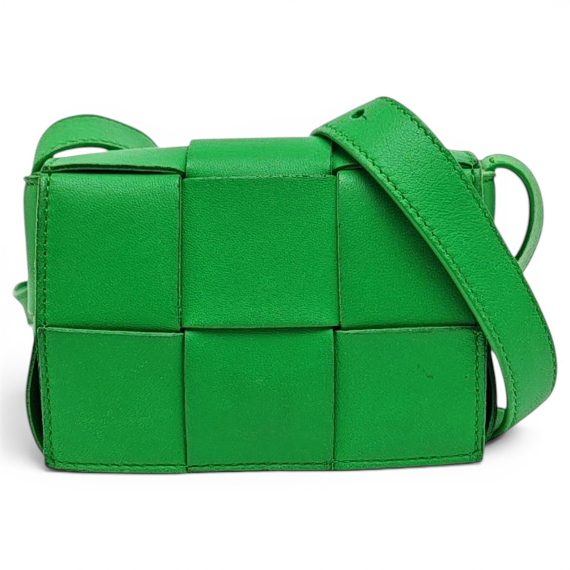 Brick Cassette leather handbag