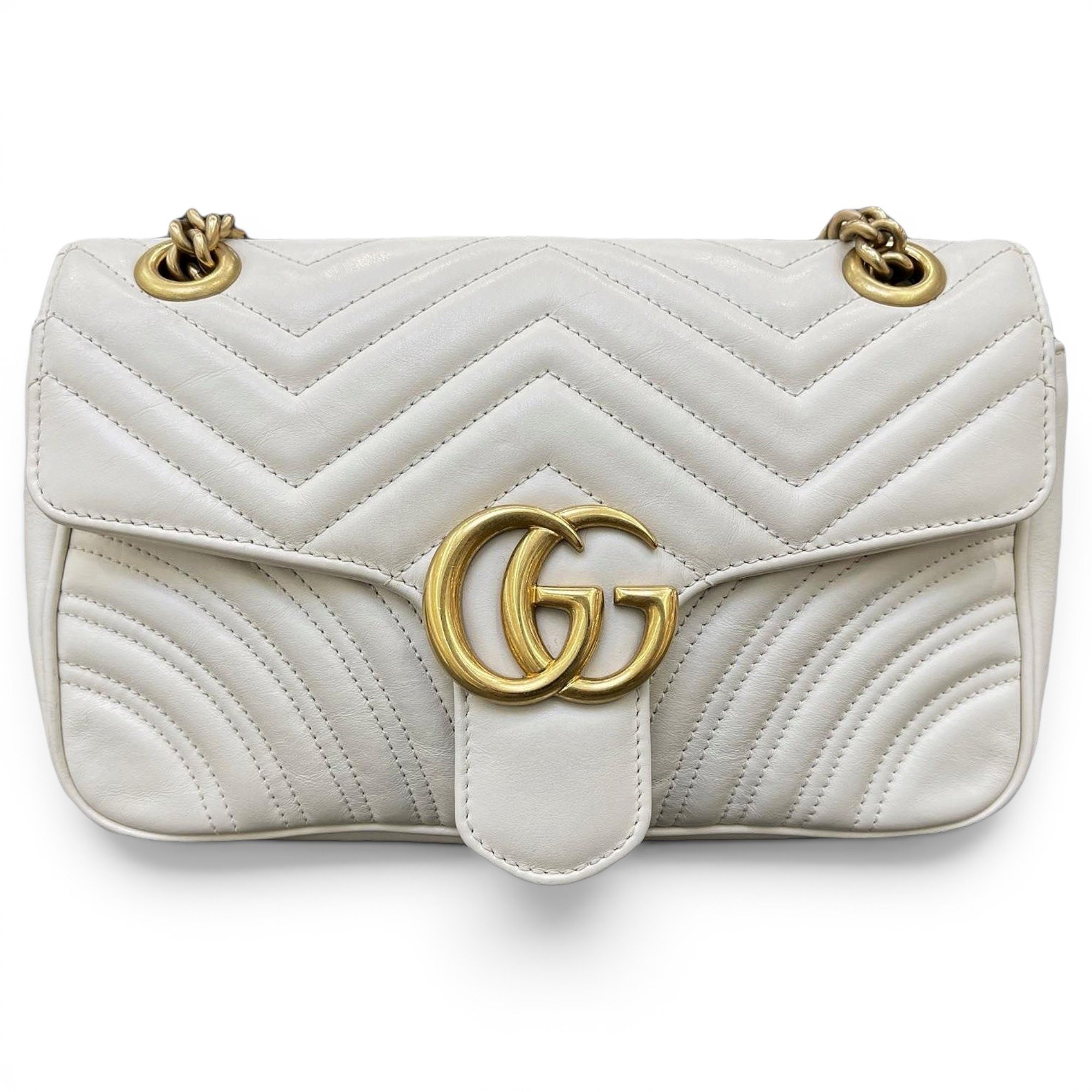 GG Marmont Flap leather handbag