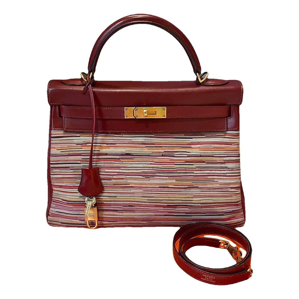 Kelly 32 leather handbag