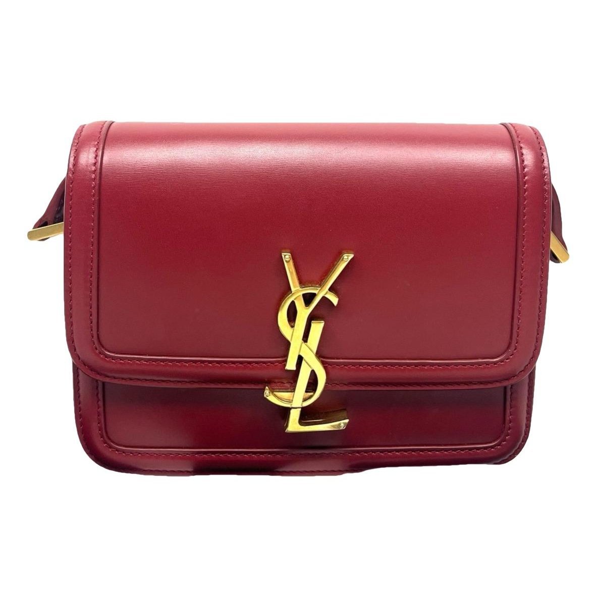 Solférino leather handbag